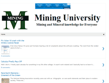 Tablet Screenshot of mininguniversity.com